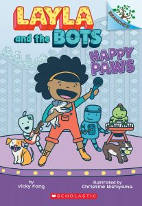 Cover image of "Layla & the Bots: Happy Paws"